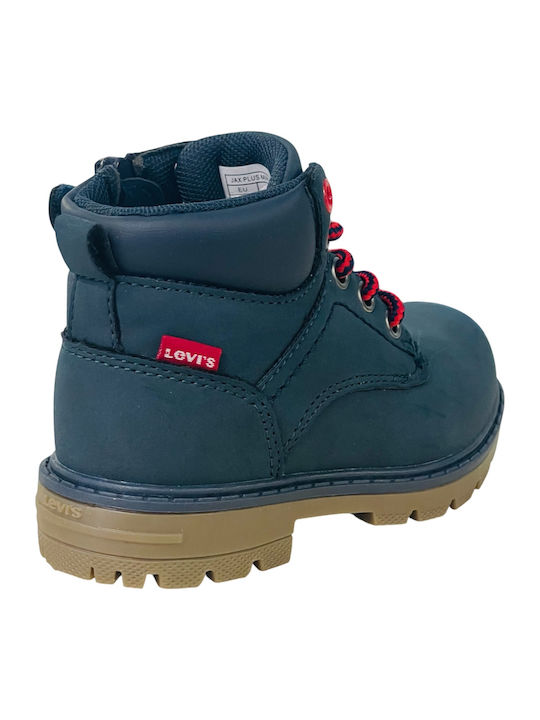 Jax Plus Mini Детски кубинки с връзки Сини