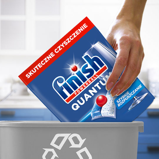 Finish Quantum Geschäftliche 111 Kapseln Geschirrspülmittel Umweltfreundlich