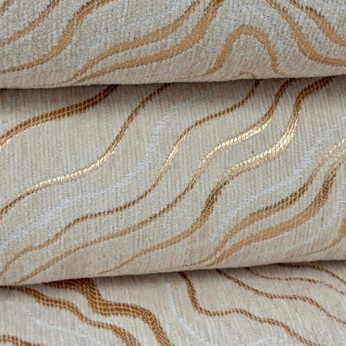 Linea Home Volcan Ριχτάρι Διθέσιου Καναπέ Chenille 180x240εκ. Κρεμ