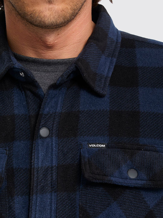 Bowered Long Sleeve Shirt Navy Blue