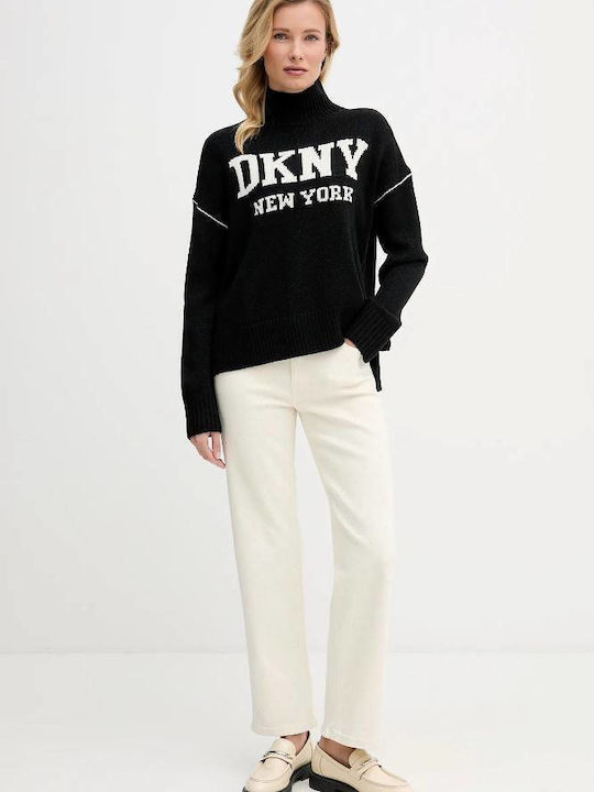 Γυναικείο Πουλόβερ Ζιβάγκο Black / Beige