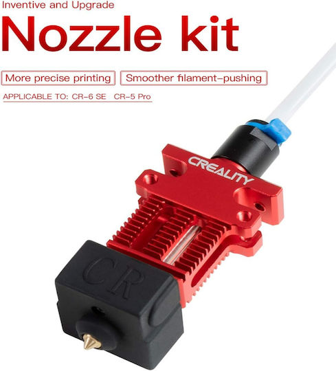 Creality Kit Hotend Imprimantă 3D Cr-6 Se Cr-6 Max Cr-5 Pro Aliaj de Aluminiu Extrudere Tub de Teflon Duză Mk Bloc Termic Capace din Silicon Piesă de Schimb Originală pentru Imprimare 3D