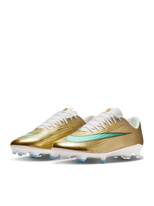 Nike Mercurial Superfly 11 Pro "Kylian Mbappe" FG Футболни Обувки с Бутони Металически Златист / Зелен Блясък