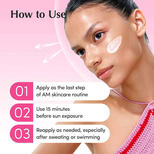 Eqqualberry Serum facial Nad+ SPF50 cu peptide pentru strălucire 50ml