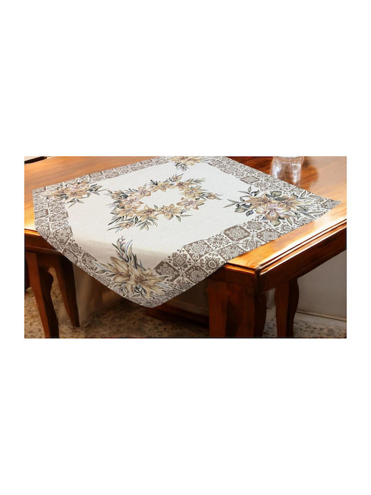 Linea Home Τραπεζομάντηλο Σετ 5τμχ Μωβ 140x140εκ.
