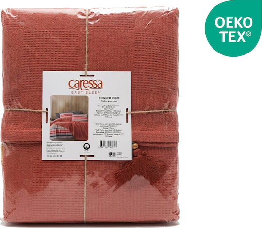 Caressa Υπέρδιπλη 240x220εκ. Peach