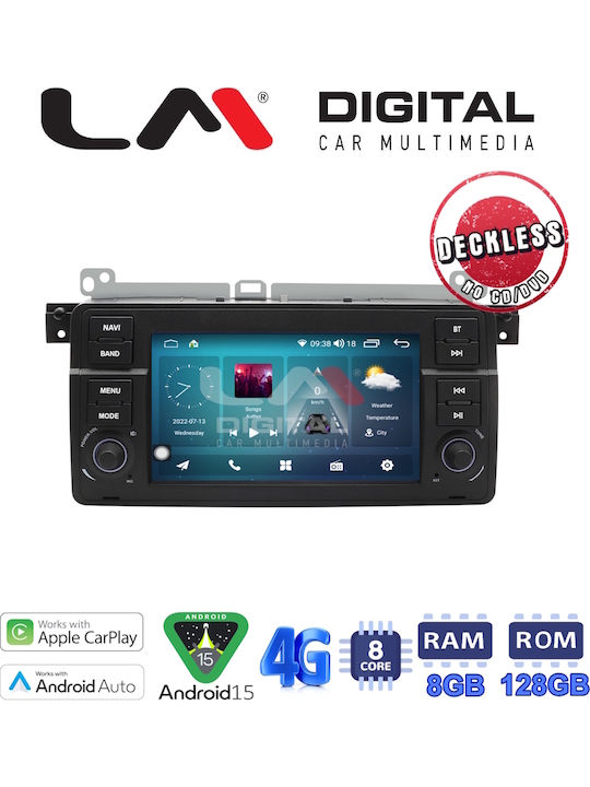 LM Digital Car Audio System for BMW Series 3 (E46) / E46 1998 > 2006 (Bluetooth/USB/WiFi/GPS/Apple-Carplay/Android-Auto)
