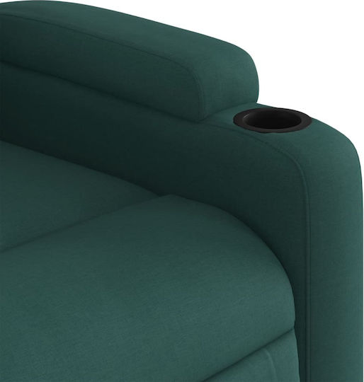 Relax Armchair Massage Dark Green 74x86.5cm