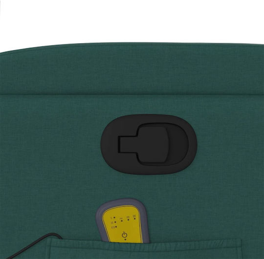 Relax Armchair Massage Dark Green 74x86.5cm