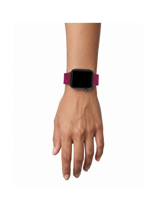 Lacoste Silikonarmband Lila für Apple Watch 38/40 mm