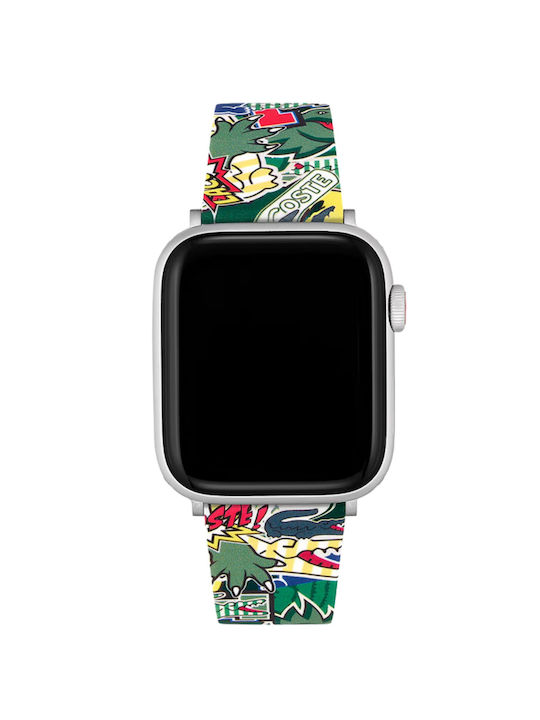 Lacoste Silicone Strap Green (Apple Watch 42/44/45/49 Mm)
