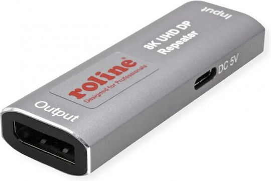 Roline Repeater DisplayPort 8K 60Hz Max 10m Roline 14.01.3475