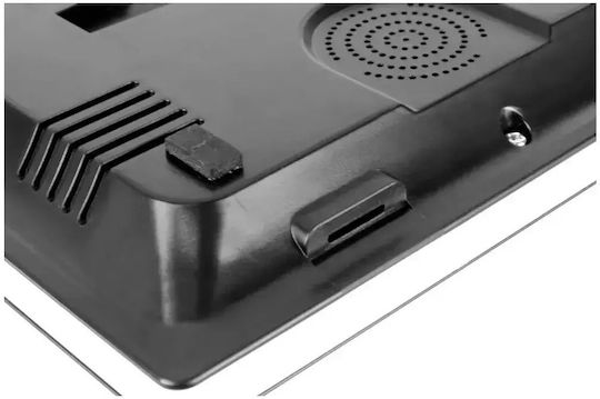Smart Video Interfon Mentor Svk4102b 4 Fire Wi-Fi Card Pin Tuya App 10 Inch Ips Dvr Fhd 2mp Ip66 Negru