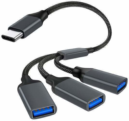 Sandberg Hub 3 Θυρών USB 3.0 με σύνδεση USB-C Ασημί