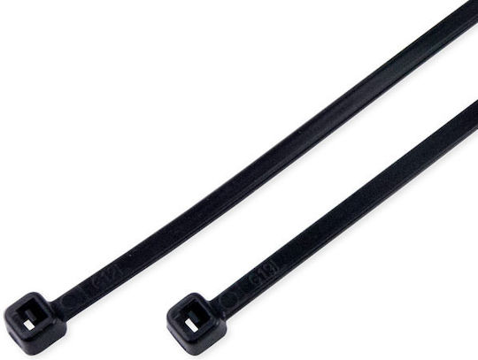 Benman Plastic Cable Ties 370mm x 4.8mm in Black Colour (100 pcs) 70889