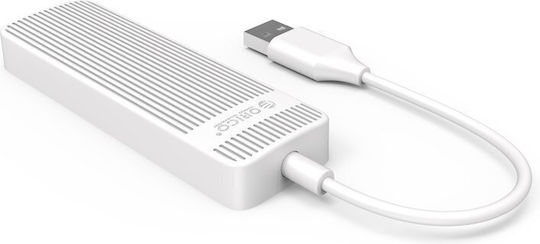 Orico USB 2.0 4 Port Hub with USB-A Connection White