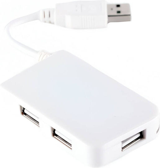Approx HT4 Hub 4 Ports USB 2.0 with USB-A Connection White