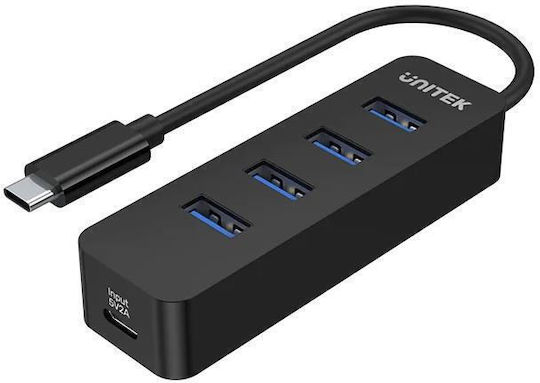 Unitek Hub 4 Θυρών USB 3.0 με σύνδεση USB-C