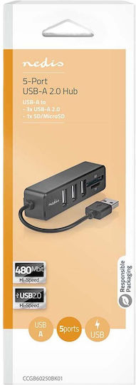 Nedis Hub 10 Θυρών USB 2.0 με σύνδεση USB-A