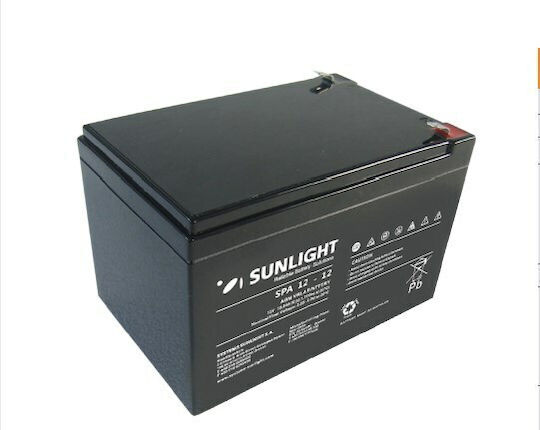 SunLight SPA 12-12 Baterie UPS cu Capacitate 12Ah și Tensiune 12V 1buc