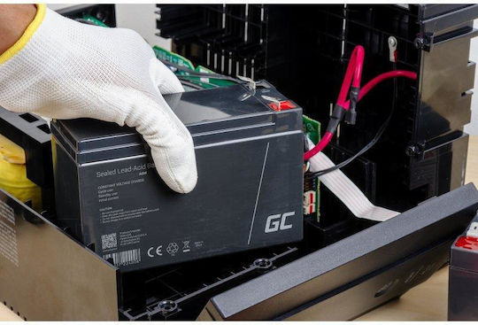Green Cell Baterie UPS cu Capacitate 7Ah și Tensiune 6V AGM12 1buc