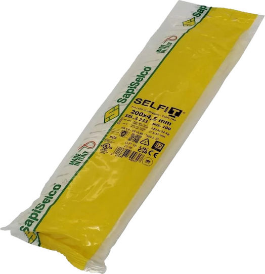 Sapiselco Legături Cablu Din Plastic 360mmx3.5mm În Culoare Albă 100 Buc
