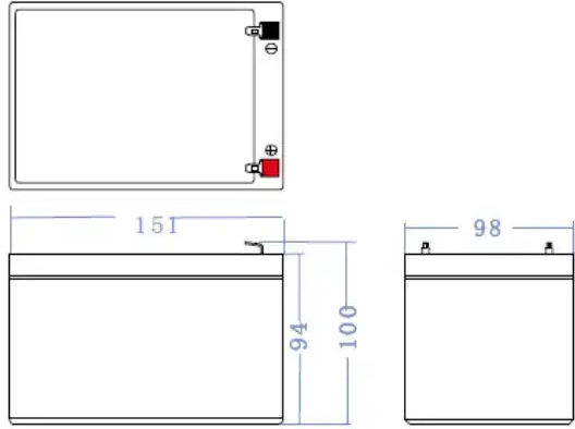 Green Cell Батерия UPS с Капацитет 12Ах и Напрежение 14V AGM08 1бр