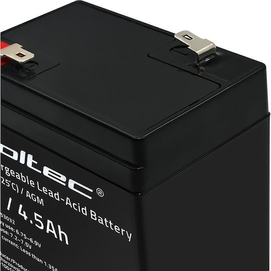 Qoltec Батерия UPS с Капацитет 4.5Ах и Напрежение 6V 53032 1бр