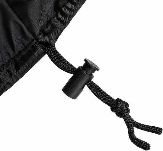 Grill Cover Zola Waterproof Uv Resistant Adjustable Drawstring Fastening 145 X 61 X 117 Cm Black