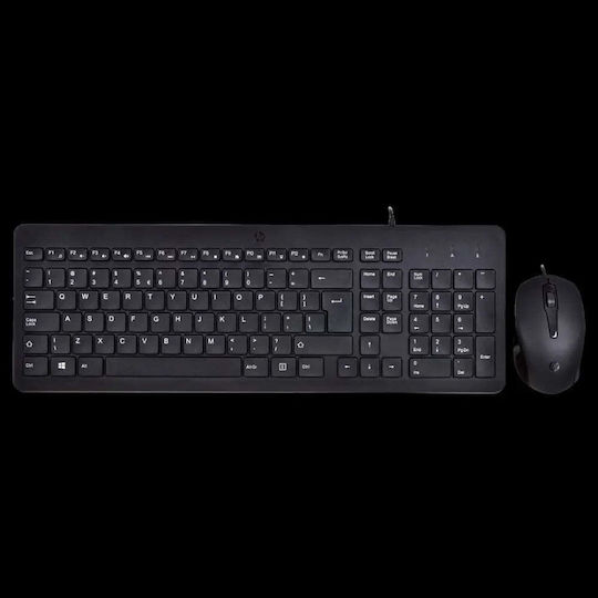 HP Wired Keyboard And Mouse 150 Tastatur & Maus Set Englisch US