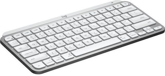 Logitech MX Keys Mini For Mac Kabellos Bluetooth Nur Tastatur Englisch US Pale Gray