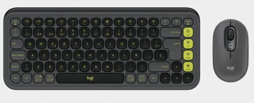Logitech Pop Icon Combo Kabellos Bluetooth Nur Tastatur Englisch US Graphite/Green