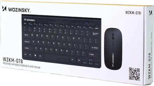 Wozinsky WZKM-078 Wireless Keyboard & Mouse Set International English
