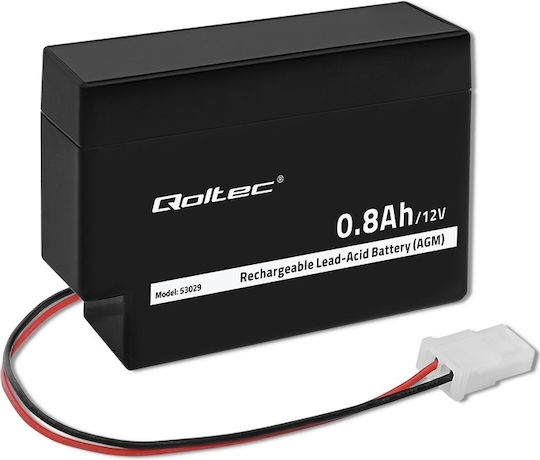 Qoltec Baterie UPS cu Capacitate 0.8Ah și Tensiune 12V 53029 1buc
