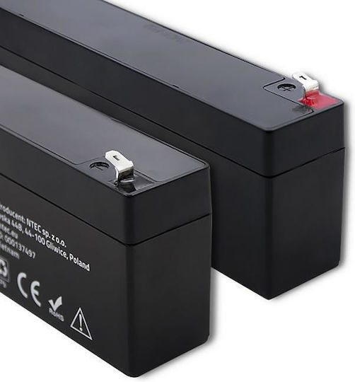 Qoltec AGM Батерия UPS с Капацитет 2.3Ах и Напрежение 12V 1бр