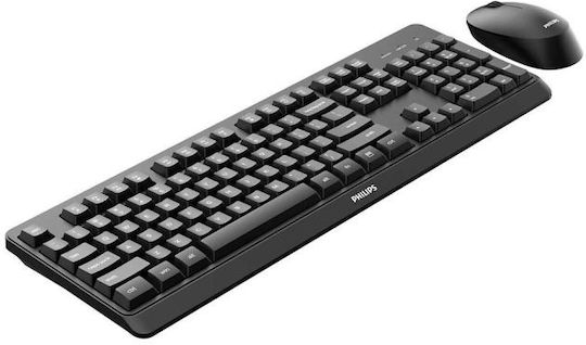 Philips SPT6307B Fără fir Set tastatură și mouse Engleză US