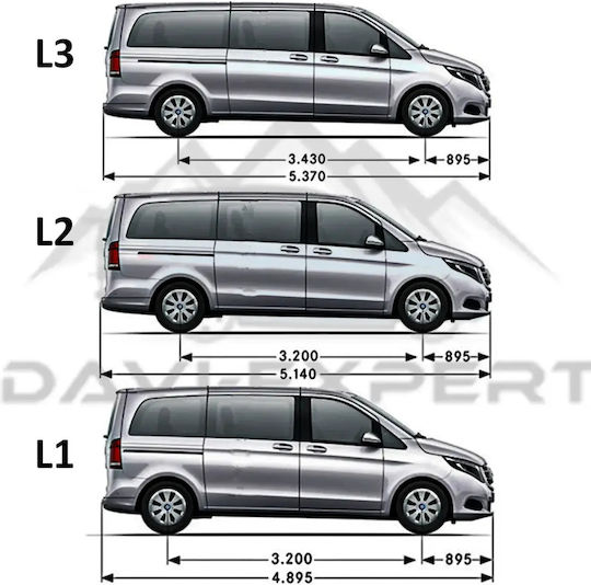 Erkul Dachträger aus Aluminium für Mercedes-Benz Vito / Viano Schwarz Erkul Dachträger aus Aluminium für Mercedes-Benz Vito / Viano Schwarz