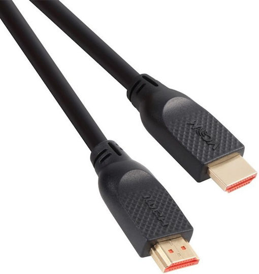 Vcom Cg517 HDMI мъжко към HDMI мъжко кабел 3м черен 4K 2160p @ 60fps 3840x2160