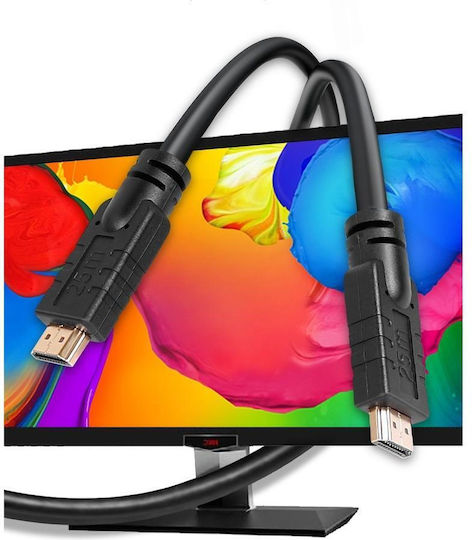 PremiumCord HDMI 2.0 Premium High Speed 4K 60Hz HDR Kabel HDMI-Stecker - HDMI-Stecker 20m Schwarz