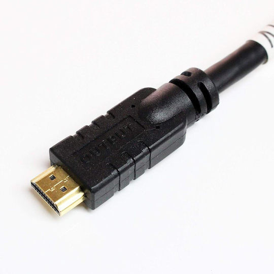 PremiumCord HDMI 2.0 Premium High Speed 4K 60Hz HDR Kabel HDMI-Stecker - HDMI-Stecker 20m Schwarz