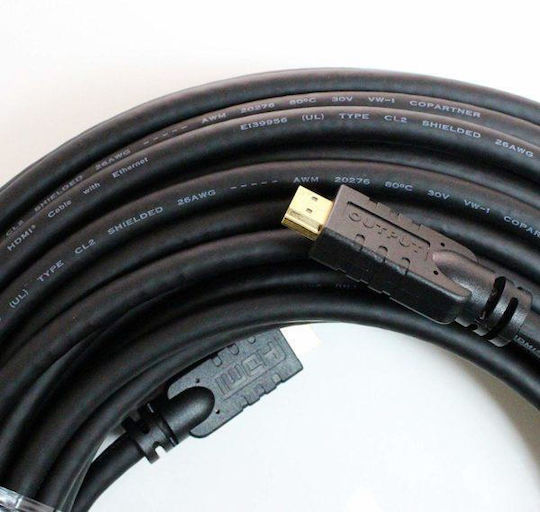 PremiumCord HDMI 1.4 Καλώδιο HDMI male - HDMI male 10m Μαύρο