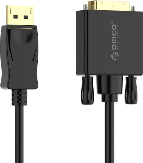 Orico XD-DTD DisplayPort-Kabel Männlich - DVI Männlich 3m Schwarzes