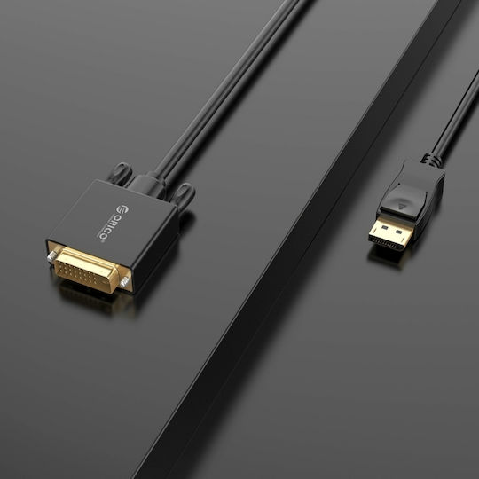 Orico XD-DTD DisplayPort-Kabel Männlich - DVI Männlich 3m Schwarzes