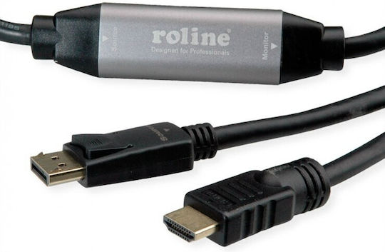 Roline Cablu DisplayPort La HDMI 4k60hz T-t 10m Roline 11.04.5777