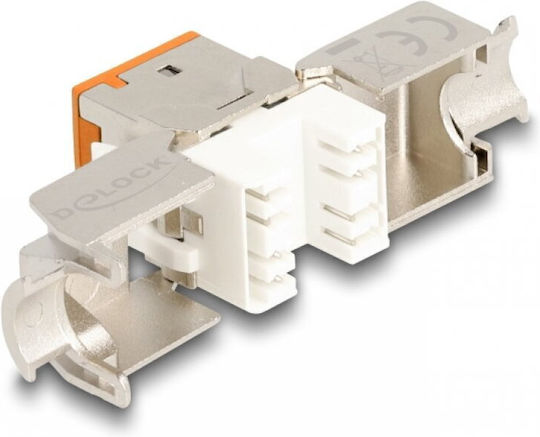 Delock Set 10 Keystone Rj45 Module Delock 88117 Rj45 Lsa Cat.6a