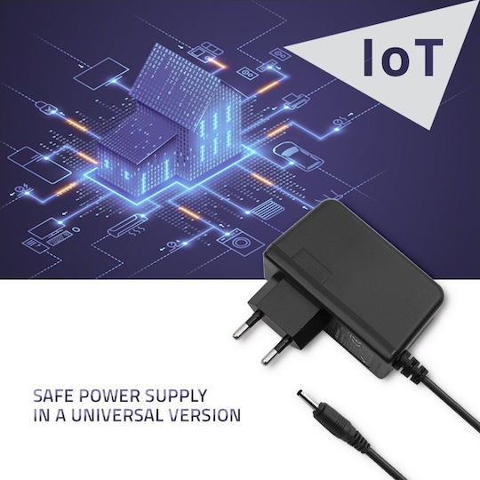Qoltec Universal Laptop Charger 5V 3A with Detachable Power Cable