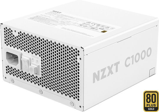 NZXT C1000 Gold ATX 3.1 1000W Λευκό Τροφοδοτικό Υπολογιστή Full Modular 80 Plus Gold