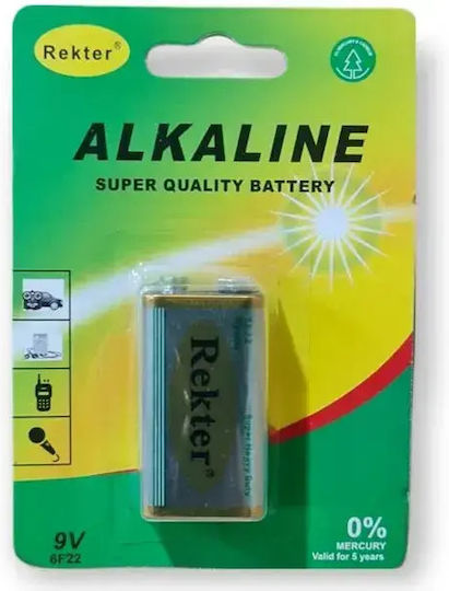 Rekter Алкална Батерия 9V 1бр