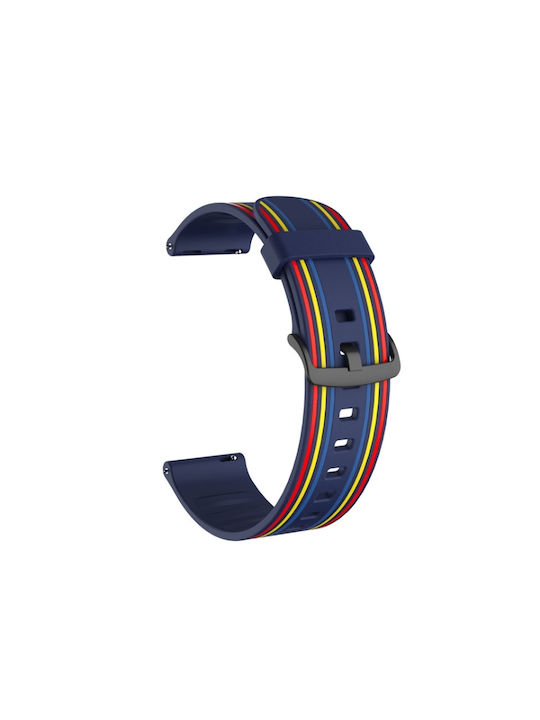 Tragbares Silikonarmband Blau Galaxy Watch Active 2 Huawei Watch GT2 / GT3 (42mm) / GT3 Pro (43mm) Amazfit GTS
