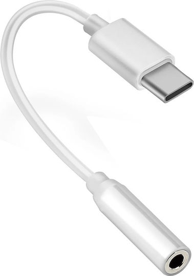 Partel Usb-C Männlich Zu 3.5mm Weiblich Audio Konverter Silber